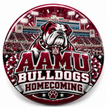 3 inch Buttons- AAMU Bulldogs