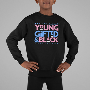 YOUTH Young Gifted & Black Apparel (Blue & Pink)