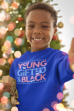 YOUTH Young Gifted & Black Apparel (Blue & Pink)