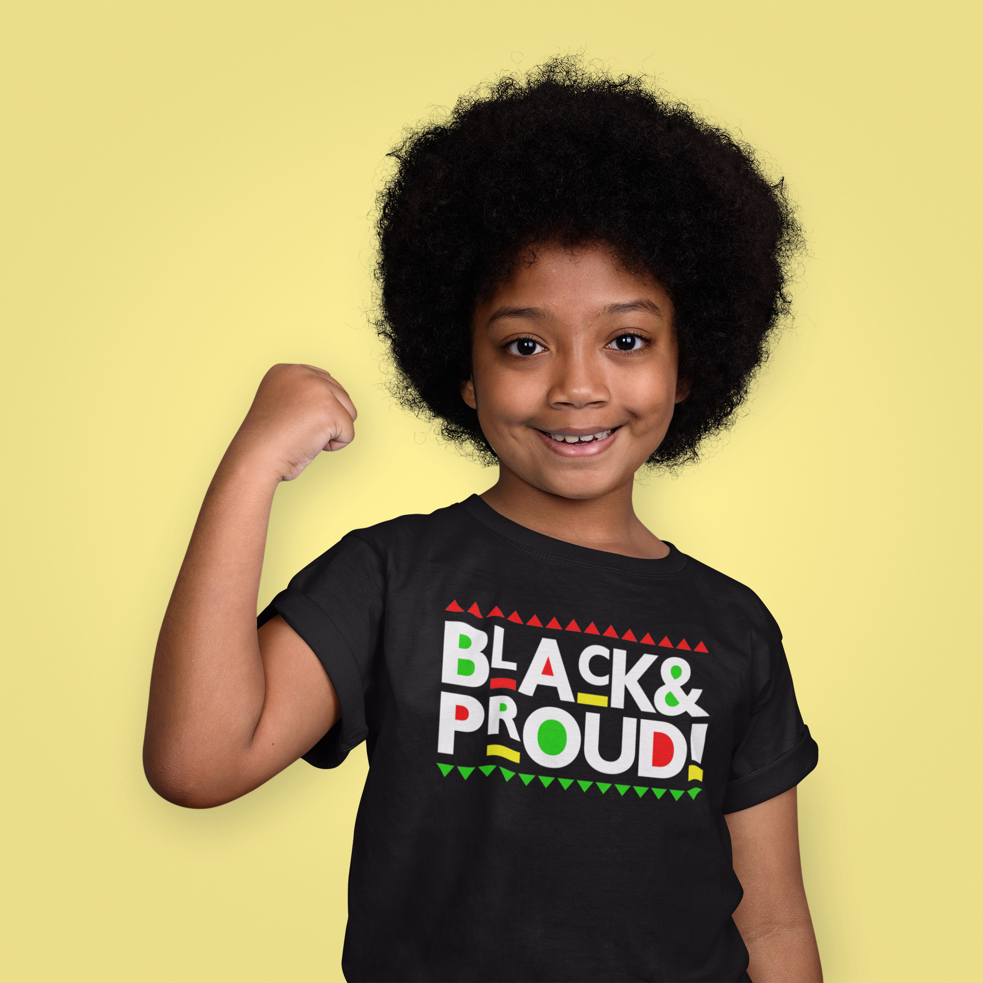 Black & Proud Kids Tee