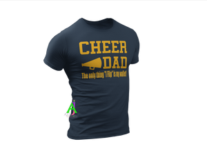 Cheer Dad Tee - Navy