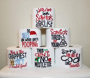 Funny Christmas Toilet Paper