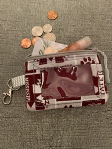 Mississippi State Bulldogs Inspired Key Chain Wallet