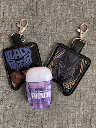 Black Panther Inspired Hand Sanitizer Holder