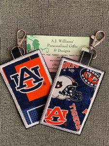 Auburn Inspired ID Badge Holder