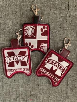 Mississippi State Inspired Hand Sanitizer Holder