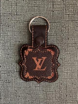 LV Inspired Key Chain