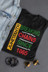 Breaking Chains Juneteenth Inspired Tee