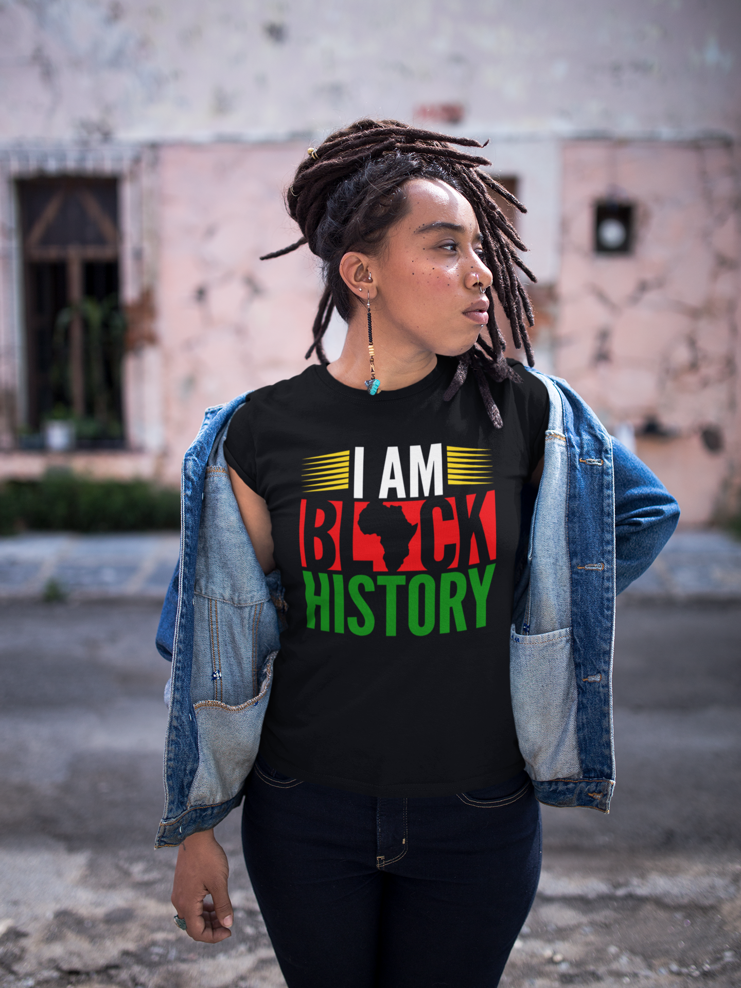 I am Black History Remix Adult Tee