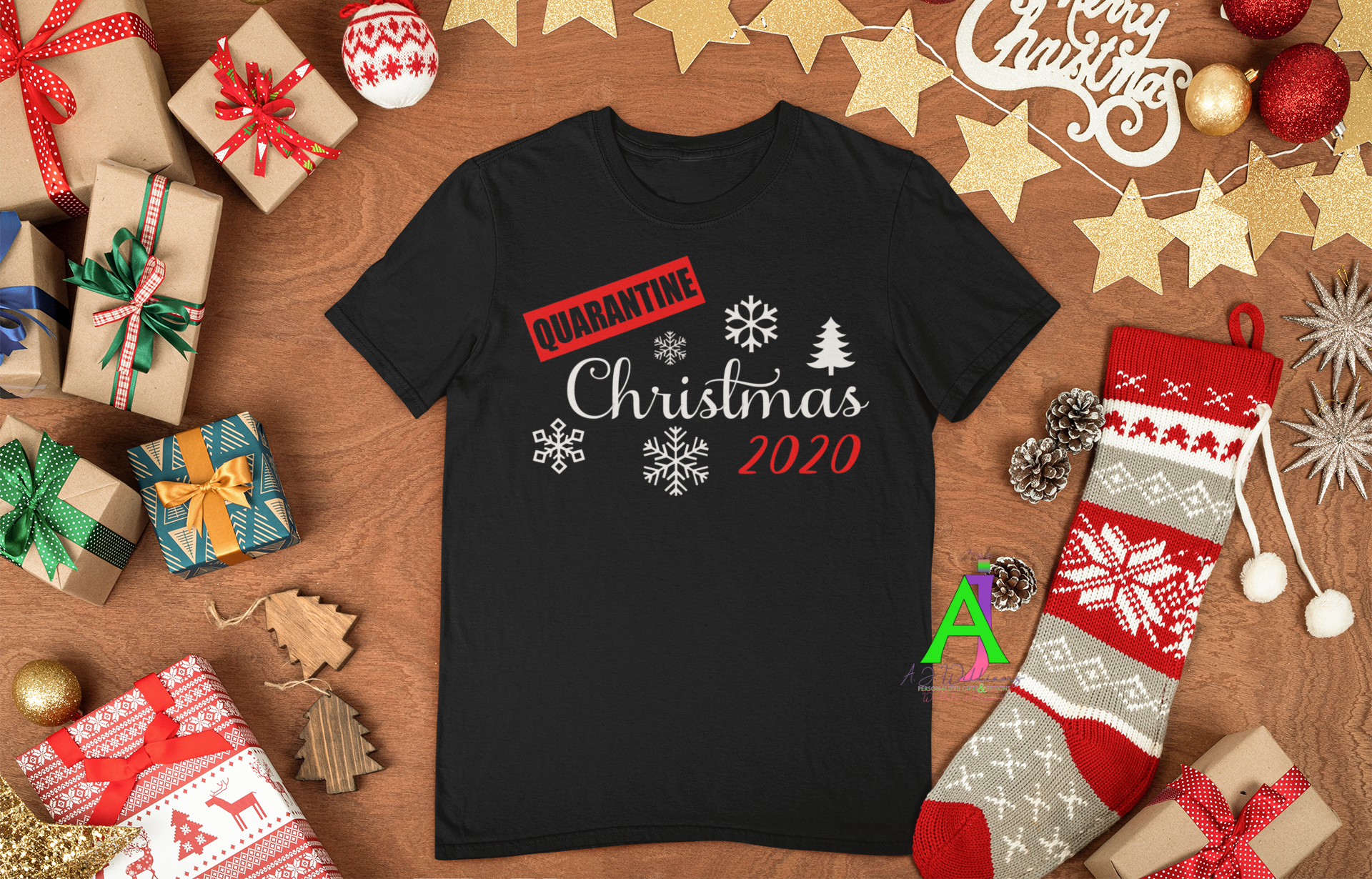 Quarantine Christmas 2020 Tee