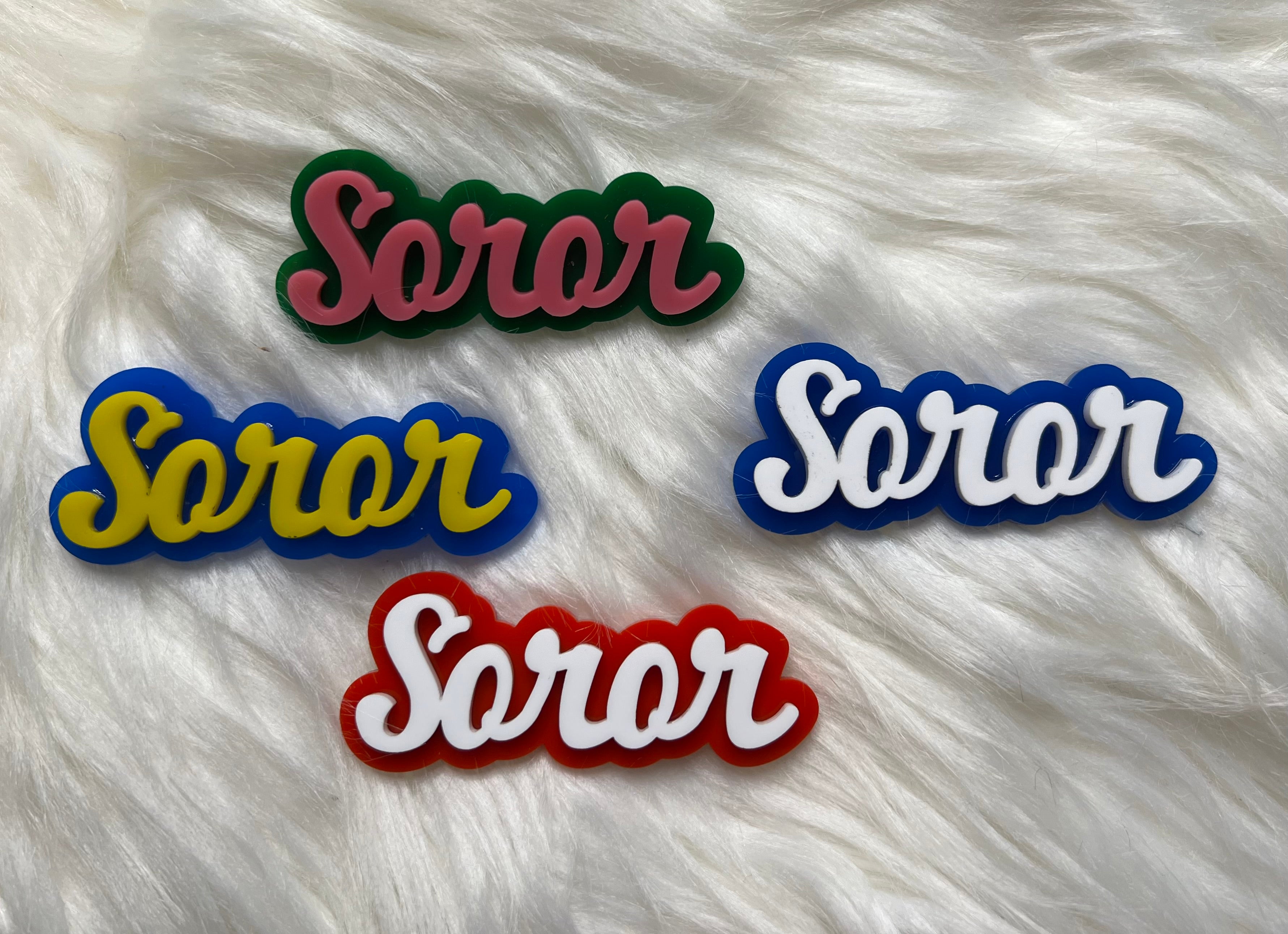 Sorors' and Chapter Acrylic Pins