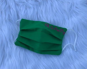 Oh So Pretty Embroidered Mask